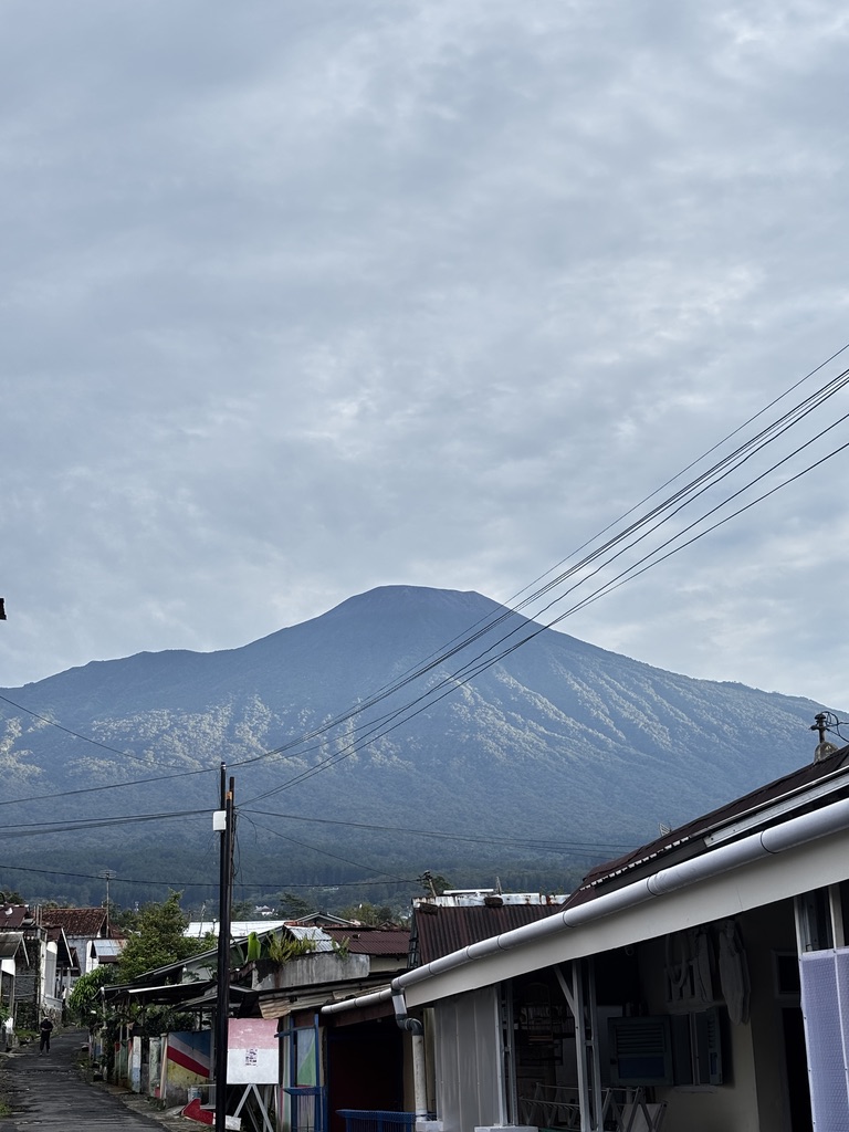 indahnya gunung slamet